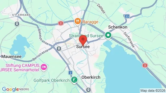 Gewerbeflächen zur Miete i Sursee – Foto von Google Street View