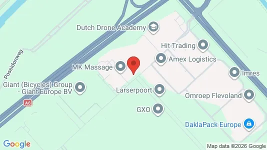 Liikekiinteistöt Vuokrattavana i Lelystad - Kuva Google Street Viewstä
