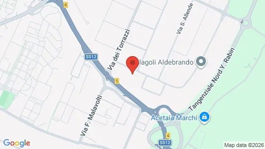 Warehouses for rent i Modena - kort over placeringen