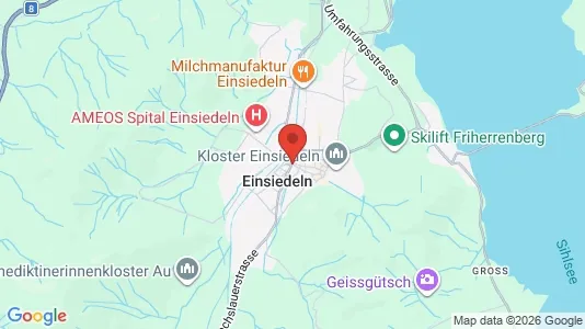 Propiedades comerciales En venta i Einsiedeln - kort over placeringen