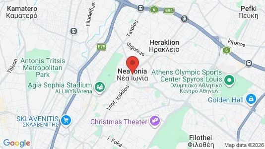 Office spaces for rent i Nea Ionia - Photo from Google Street View