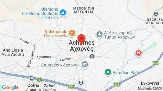 Kaupat Vuokrattavana i Acharnes - Kuva Google Street Viewstä