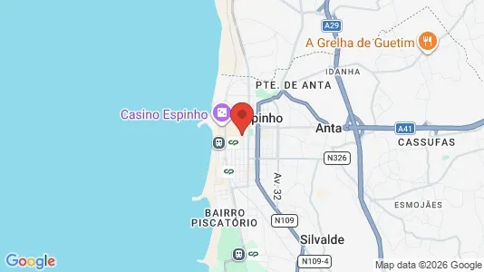 Restaurants zur Miete i Espinho – Foto von Google Street View