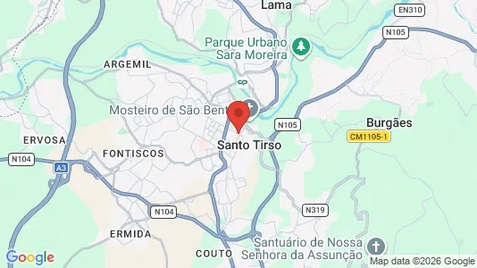 Shops for rent i Santo Tirso - Photo from Google Street View