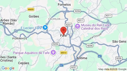 Lager zur Miete i Fafe – Foto von Google Street View