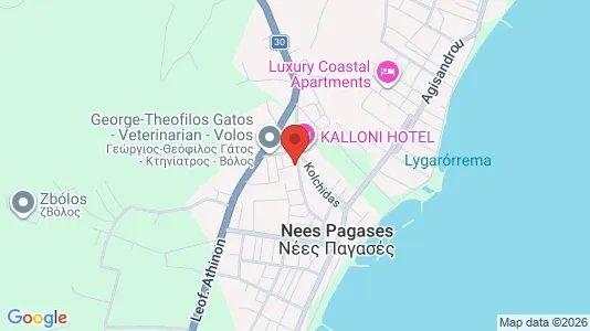 Liikekiinteistöt Myynnissä i Volos - Kuva Google Street Viewstä