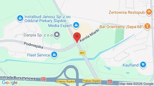 Büros zur Miete i Piekary Śląskie – Foto von Google Street View