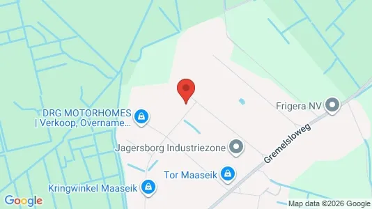 Grond te huur i Maaseik - Foto uit Google Street View
