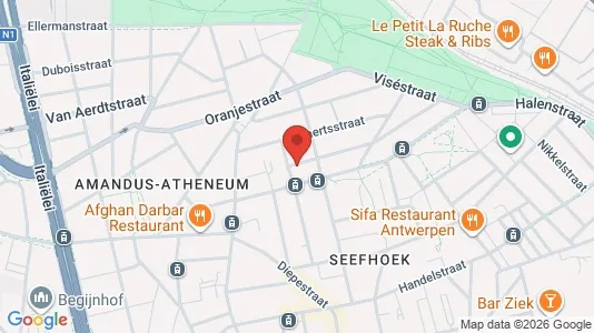 Kontorer til leie i Stad Antwerp – Bilde fra Google Street View