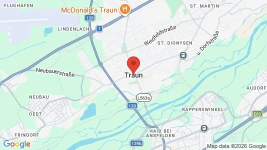Kontorlokaler til leje i Traun - Foto fra Google Street View