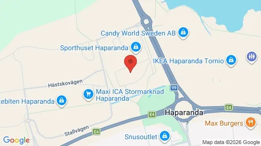 Liikekiinteistöt Myynnissä i Haparanda - Kuva Google Street Viewstä