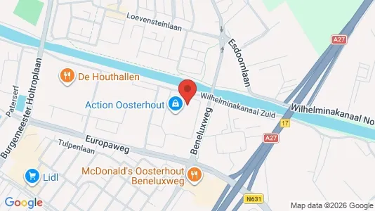Gewerbeflächen zur Miete i Oosterhout – Foto von Google Street View