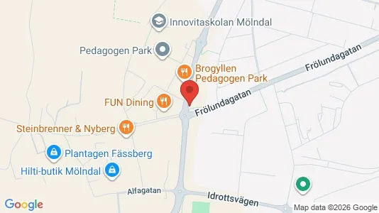 Commercial properties for rent i Mölndal - Photo from Google Street View