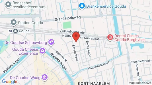 Kommerzieller Grund zur Miete i Gouda – Foto von Google Street View