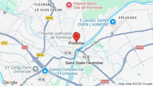 Varastot Vuokrattavana i Pontoise - Kuva Google Street Viewstä