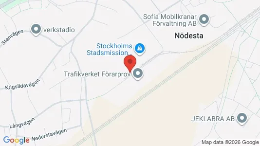 Lagerlokaler til leje i Haninge - Foto fra Google Street View