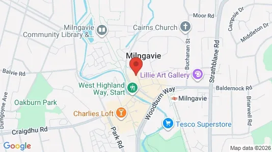 Lokaler til leie i Glasgow - Lanarkshire - kort over placeringen