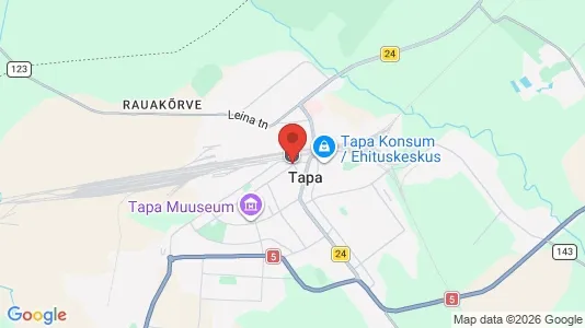 Gewerbeflächen zur Miete i Tapa – Foto von Google Street View