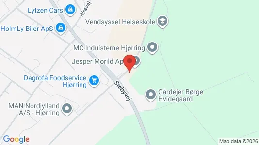 Varastot Vuokrattavana i Hjørring - Kuva Google Street Viewstä