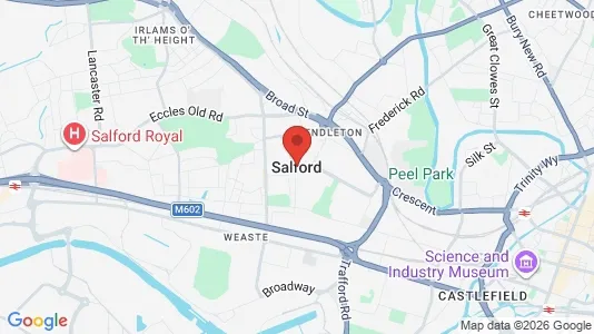 Büros zur Miete i Salford - Lancashire – Foto von Google Street View
