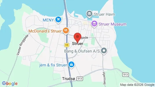 Ladenlokale zur Miete i Struer – Foto von Google Street View