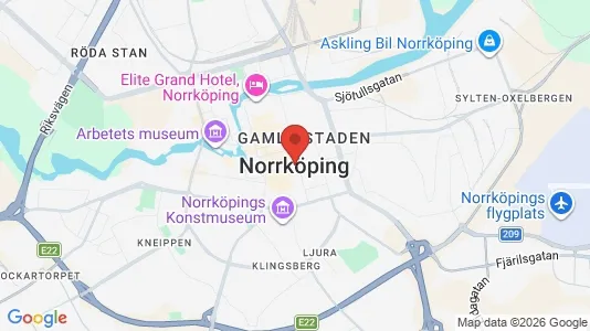 Kontorer til leie i Norrköping – Bilde fra Google Street View