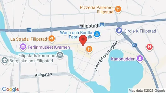 Kantorruimte te huur i Filipstad - Foto uit Google Street View