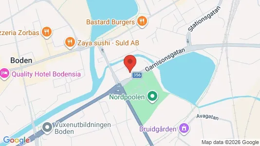 Kontorlokaler til leje i Boden - Foto fra Google Street View