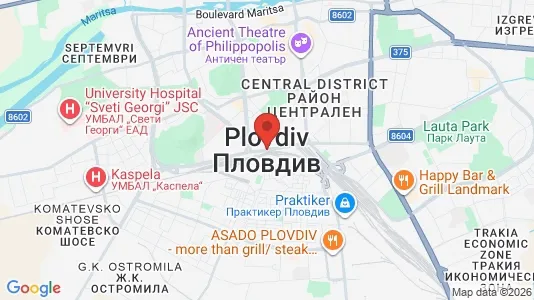 Ravintolat Vuokrattavana i Plovdiv - Kuva Google Street Viewstä