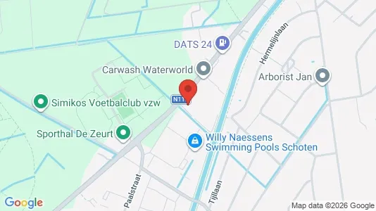 Office spaces for rent i Schoten - kort over placeringen
