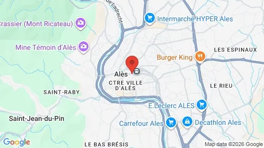 Büros zur Miete i Alès – Foto von Google Street View
