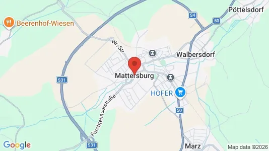 Ladenlokale zur Miete i Mattersburg – Foto von Google Street View