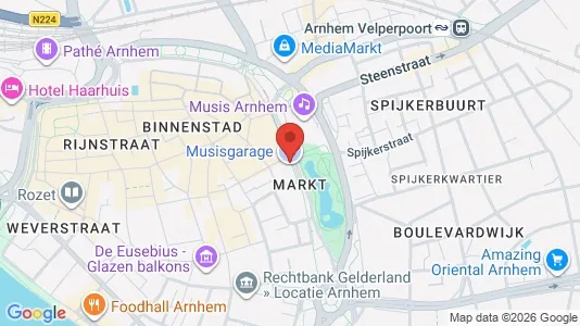 Gewerbeflächen zur Miete i Arnhem – Foto von Google Street View