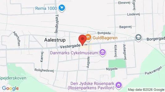 Bedrijfsruimtes te koop i Aalestrup - Foto uit Google Street View
