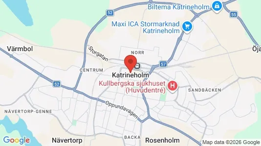 Lager zur Miete i Katrineholm – Foto von Google Street View