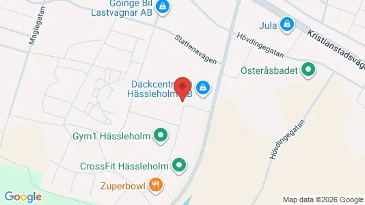 Lager zur Miete i Hässleholm – Foto von Google Street View