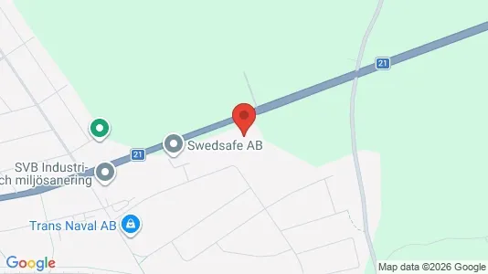 Lager til leie i Hässleholm – Bilde fra Google Street View