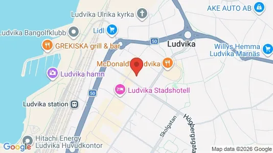 Büros zur Miete i Ludvika – Foto von Google Street View