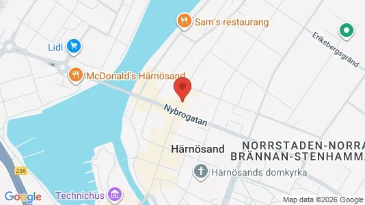 Büros zur Miete i Härnösand – Foto von Google Street View