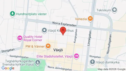 Lokaler til leje i Växjö - Foto fra Google Street View