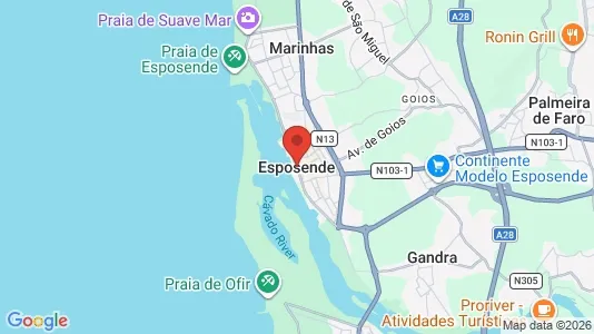 Lagerlokaler til leje i Esposende - Foto fra Google Street View
