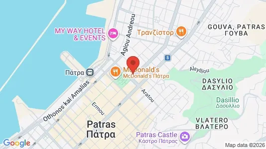 Kontorer til leie i Patras – Bilde fra Google Street View