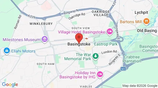 Liikekiinteistöt Vuokrattavana i Basingstoke - Hampshire - Kuva Google Street Viewstä