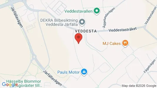 Gewerbeflächen zur Miete i Järfälla – Foto von Google Street View