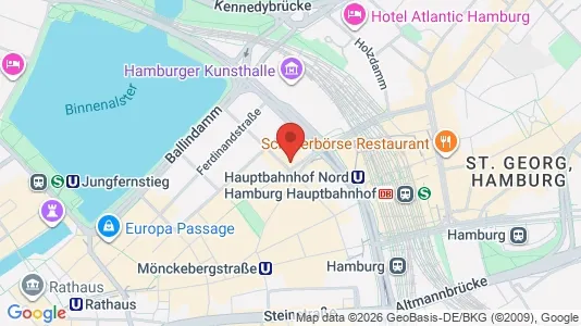 Kantorruimte te huur i Hamburg Mitte - Foto uit Google Street View