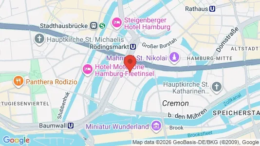 Kontorlokaler til leje i Hamborg Mitte - Foto fra Google Street View