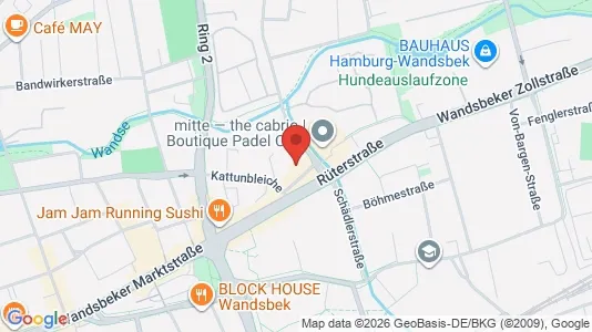 Büros zur Miete i Hamburg Wandsbek - kort over placeringen