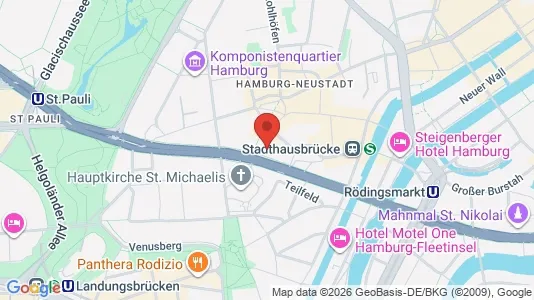 Kantorruimte te huur i Hamburg Mitte - Foto uit Google Street View