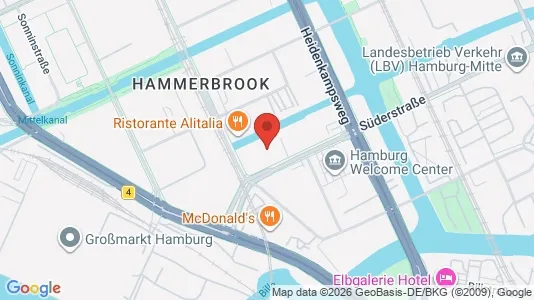Kantorruimte te huur i Hamburg Mitte - Foto uit Google Street View