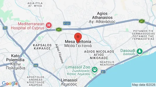 Kontorer til leie i Mesa Geitonia – Bilde fra Google Street View